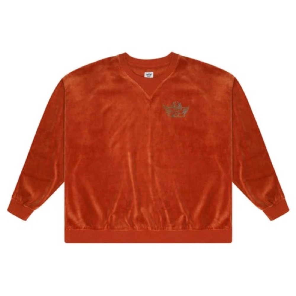 Boys Lie Gone Viral Velour Crewneck “Cinnamon” - Picture 4 of 7